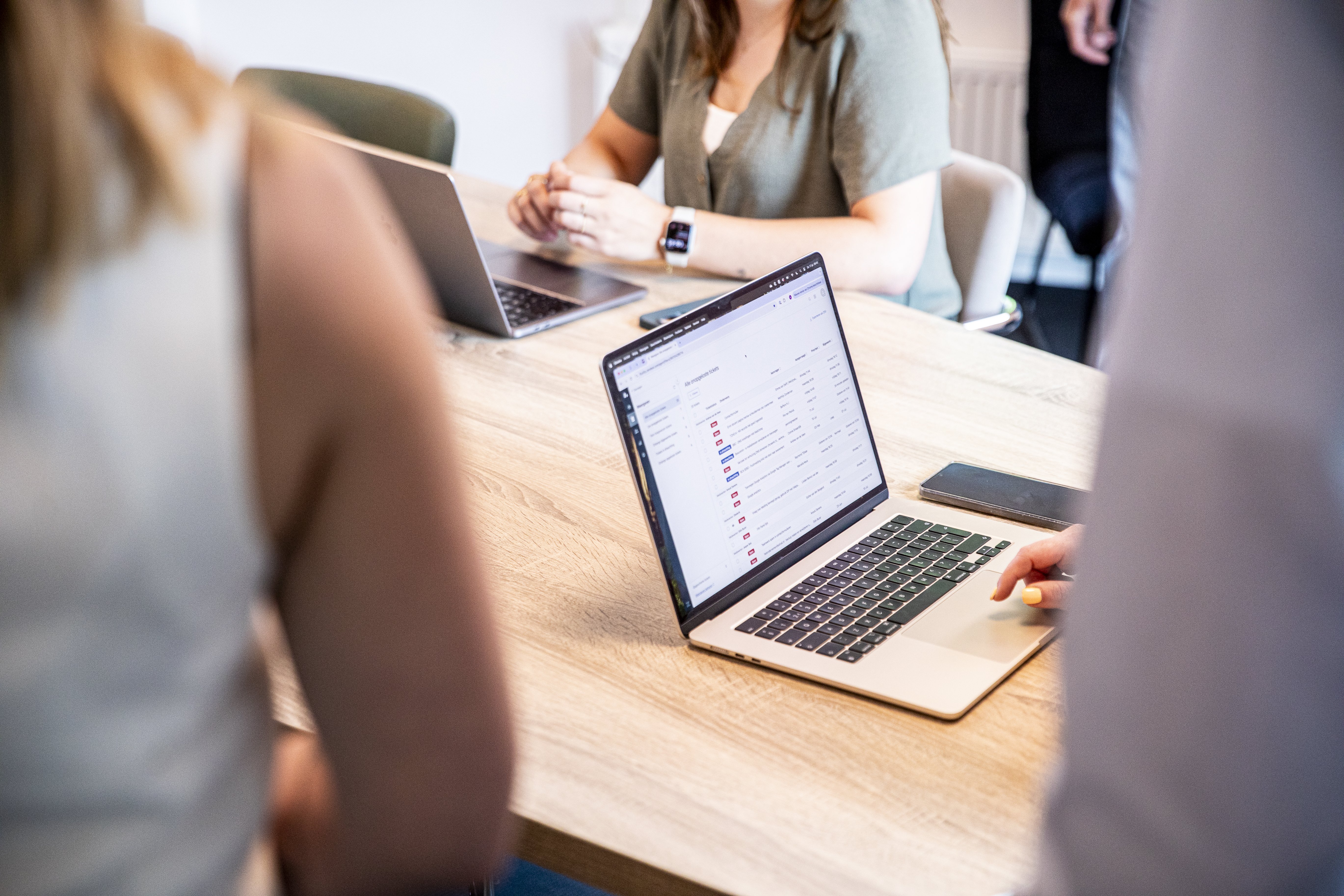 Overleg over een SEO-strategie