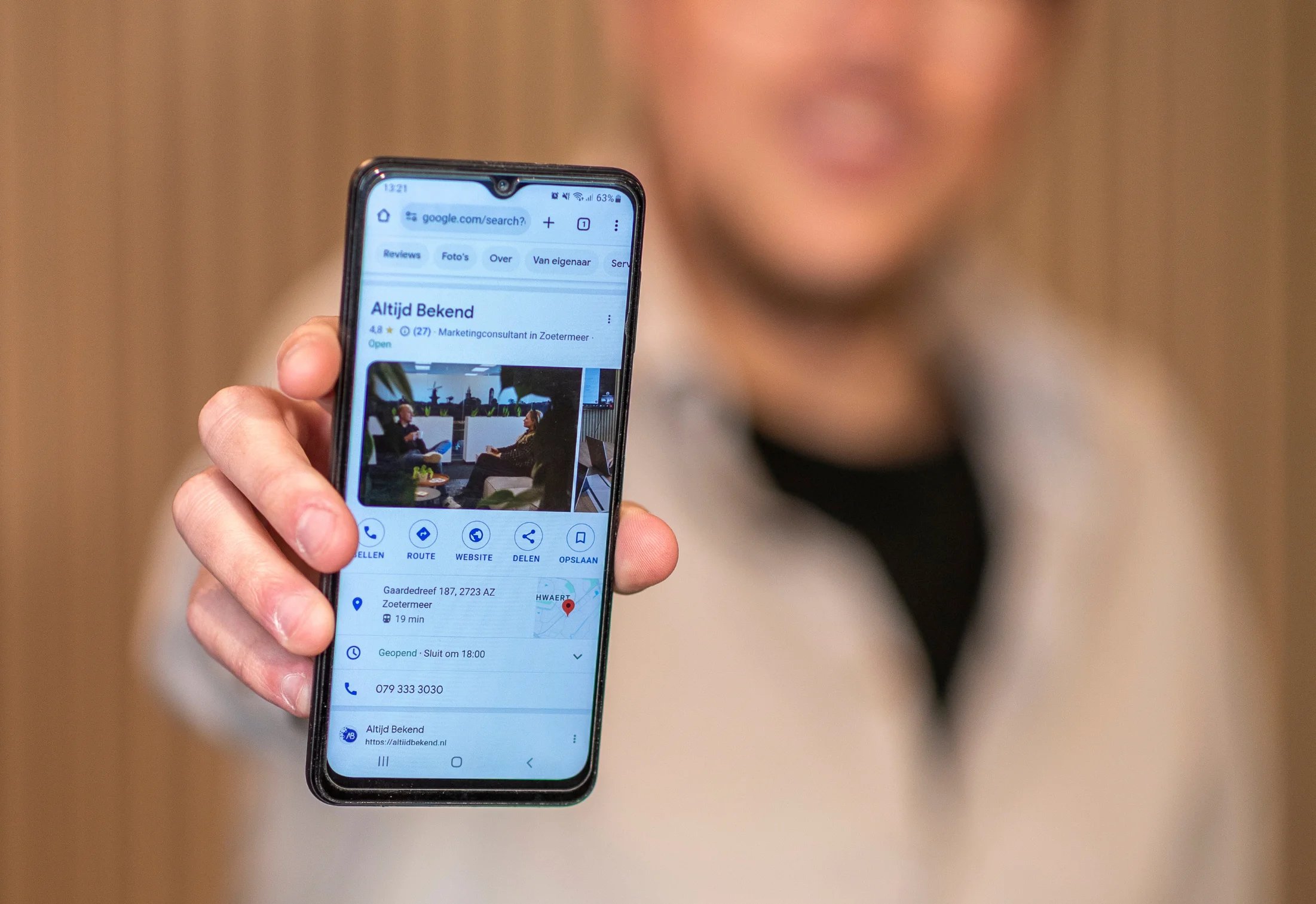 Een Google Bedrijfsprofiel is ook belangrijk voor SEO