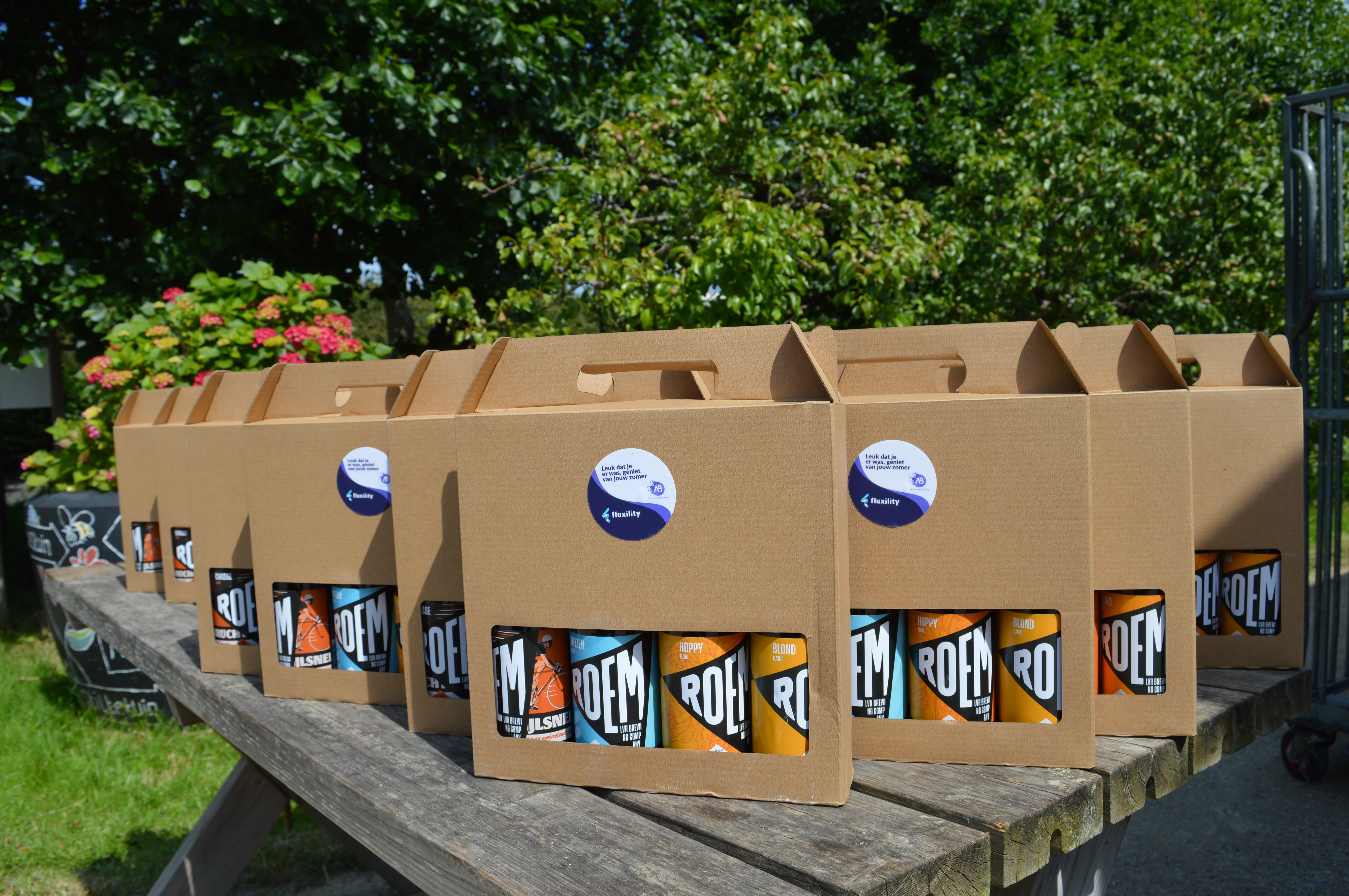 Lokale biertjes geleverd door ROEM