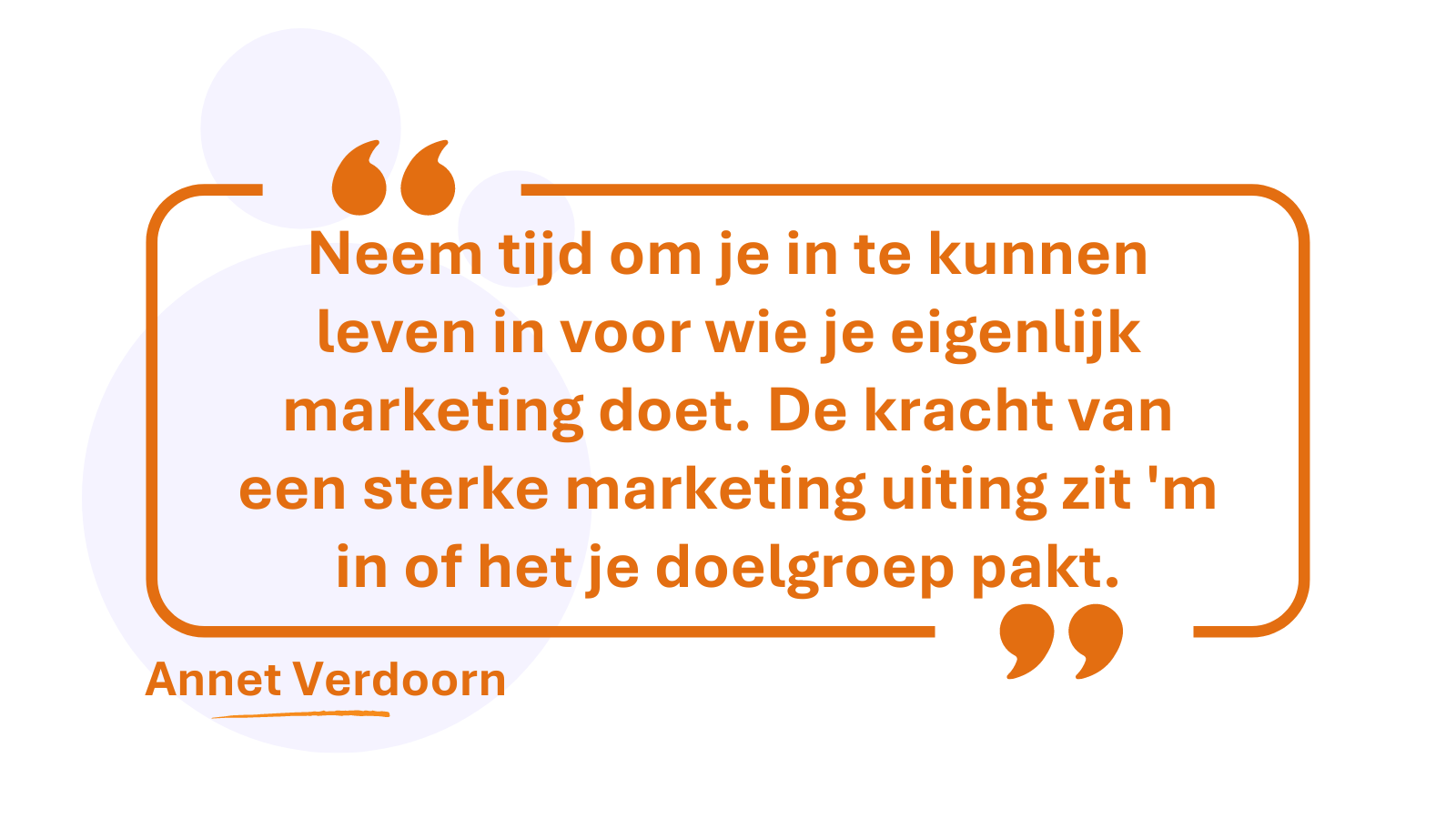 Quote van Annet